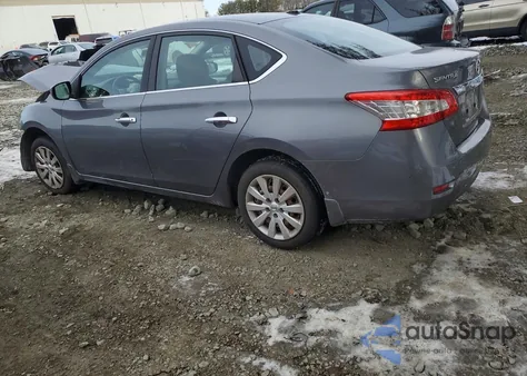 2015 Nissan Sentra S из США, поврежденный, VIN 3N1AB7AP3FL689582